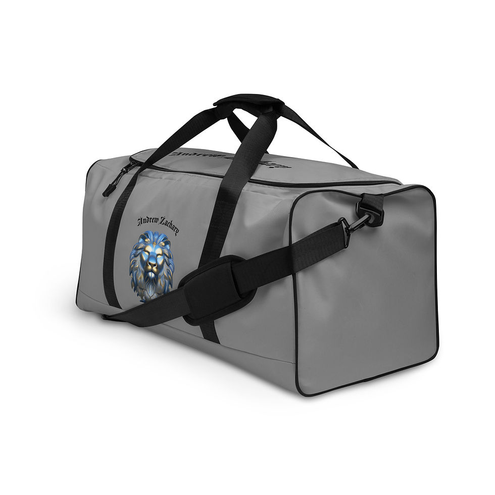 Thumbnail: Andrew Zachary Grey Travel Bag 982M1M