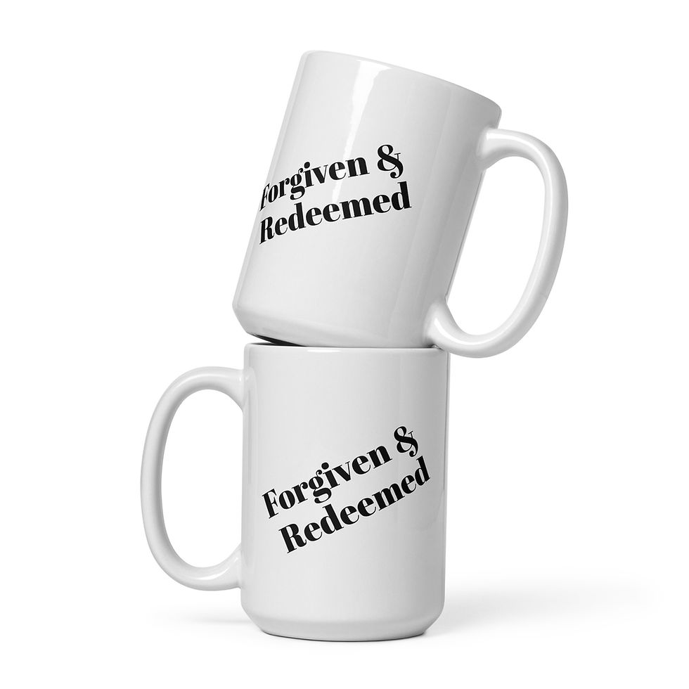 Thumbnail: Forgiven & Redeemed Glossy Mug