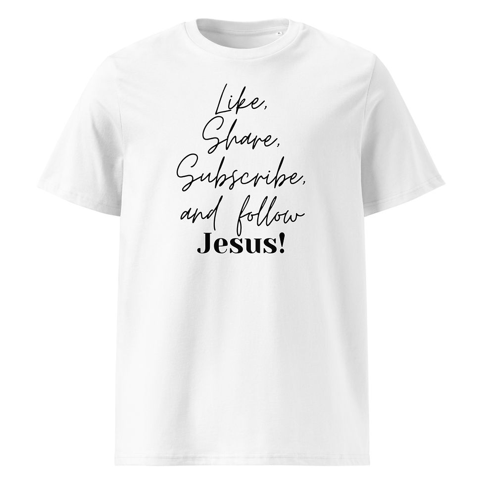 Thumbnail: Like & Share Organic Cotton T-shirt
