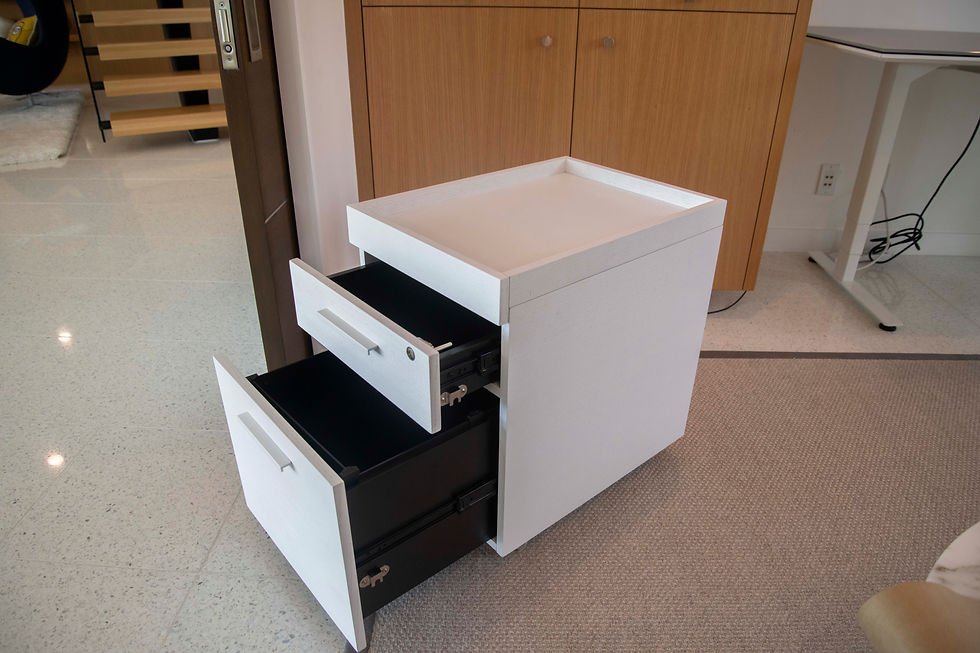Thumbnail: White Filing Cabinet 