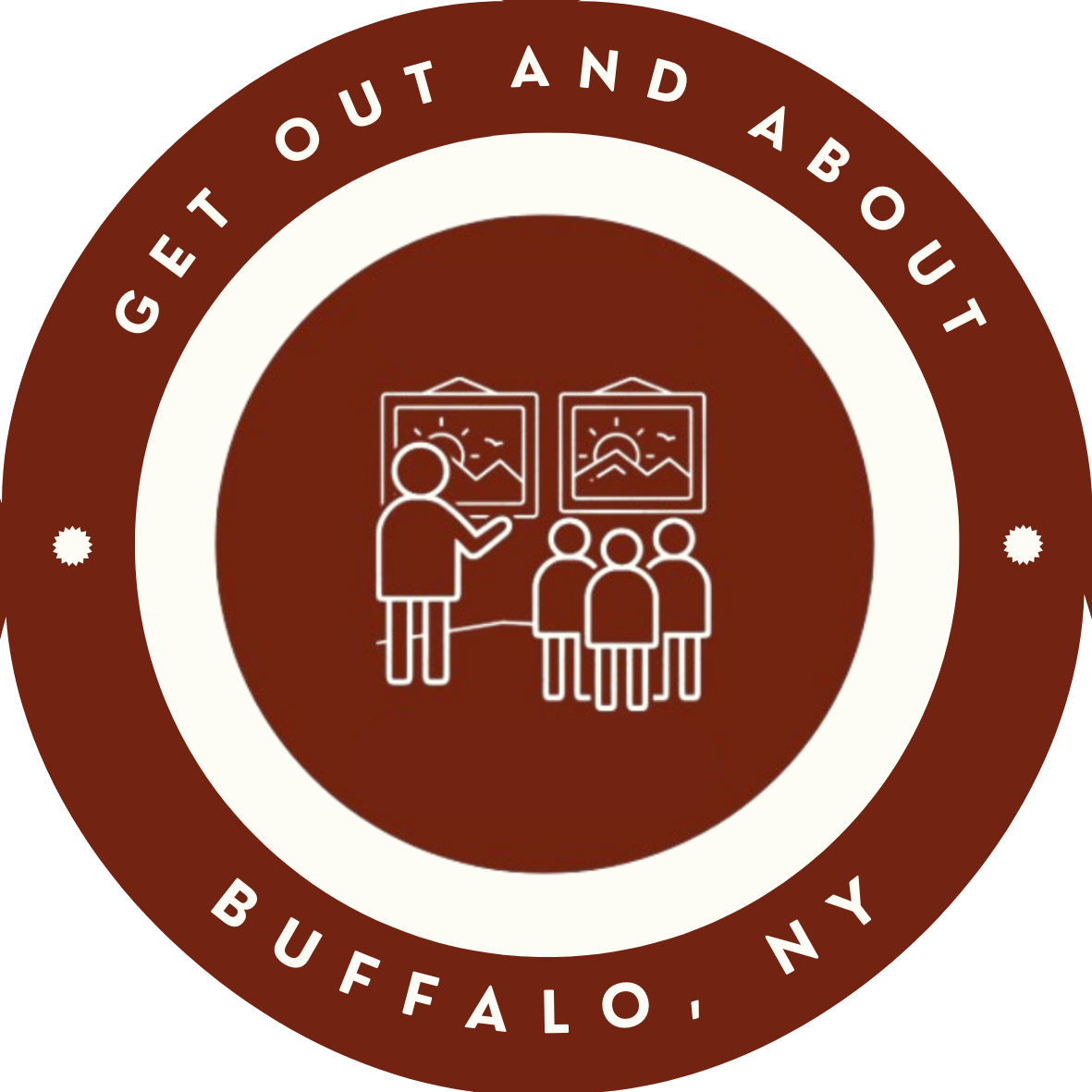 Get Out And About Sticker