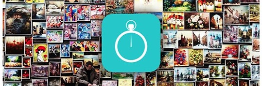 Collage of people,paintings,flowers,buildings.