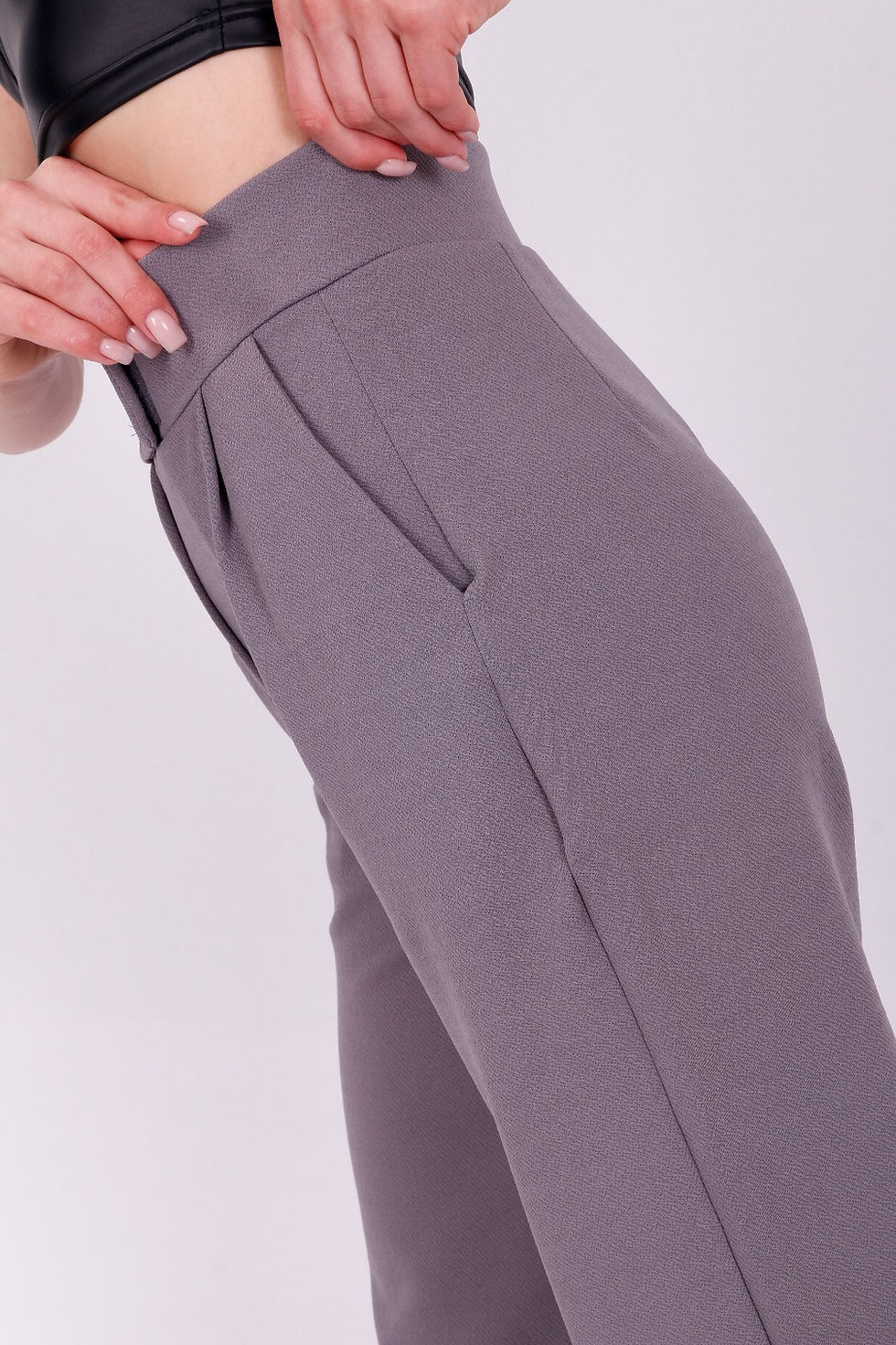 Миниатюра: 2575 GRİ GENİŞ PANTALON