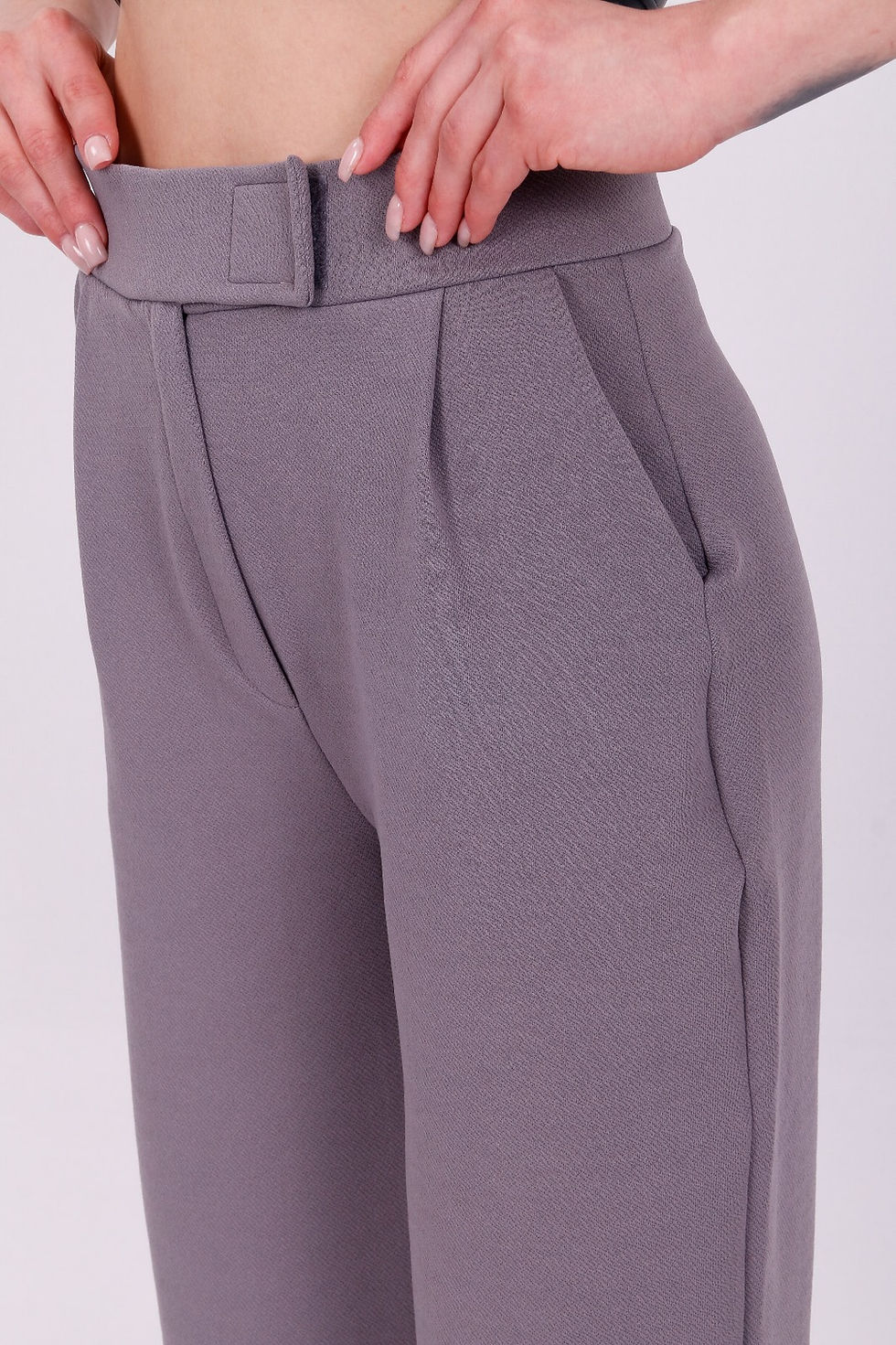 Миниатюра: 2575 GRİ GENİŞ PANTALON