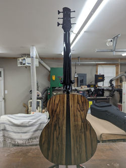 6 String Bass, Limba and Western Red Cedar