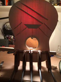 Tucked Braces on a Sitka Soundboard