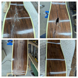 Gibson J45 Side Crack Repair