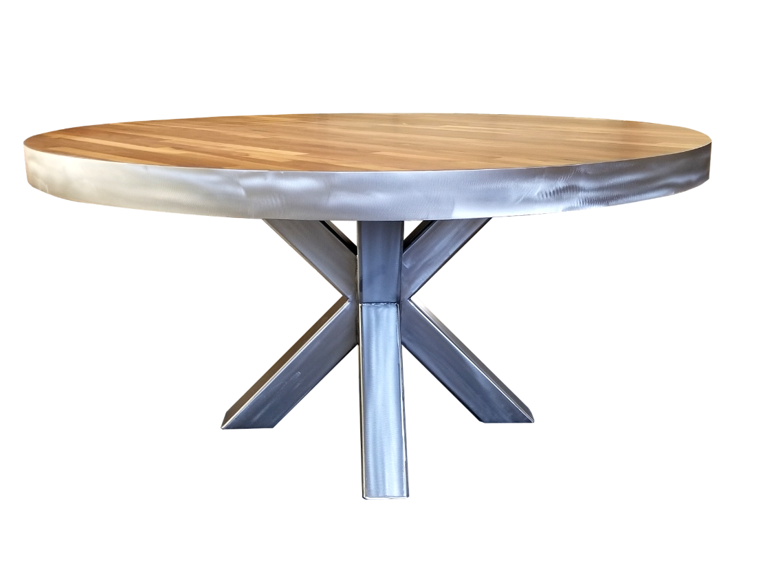Round Modern Pedestal Dining Table