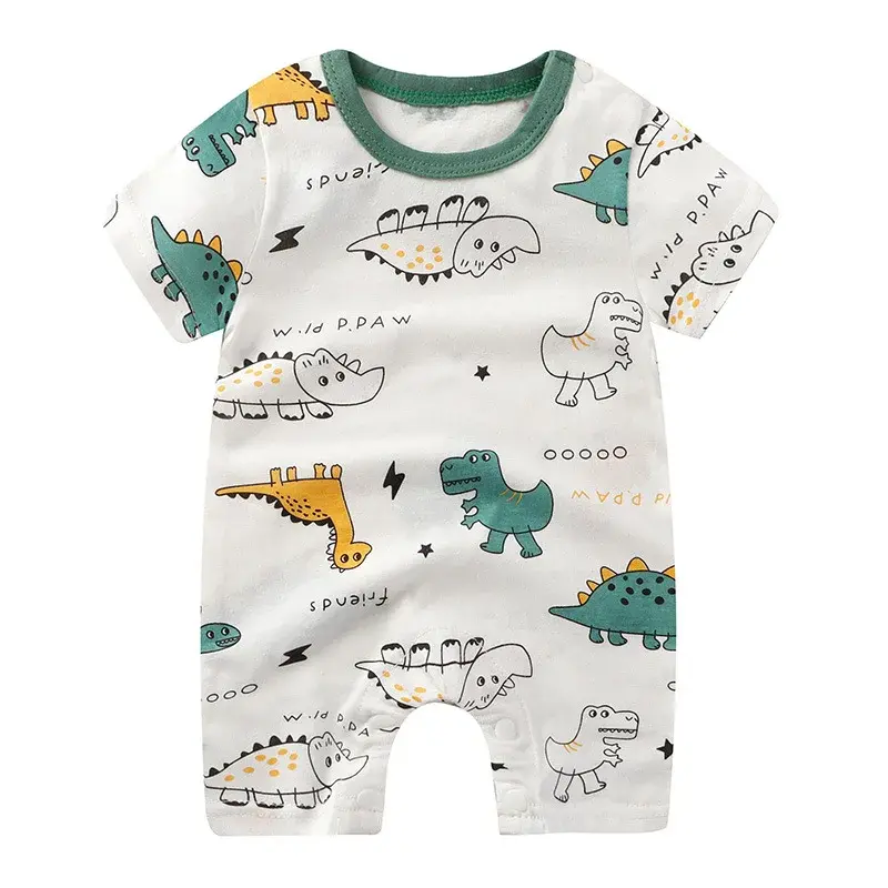 Thumbnail: Newborn Baby Boy Clothes Bodysuit For Newborns Summer Romper Baby Girls Clothes 