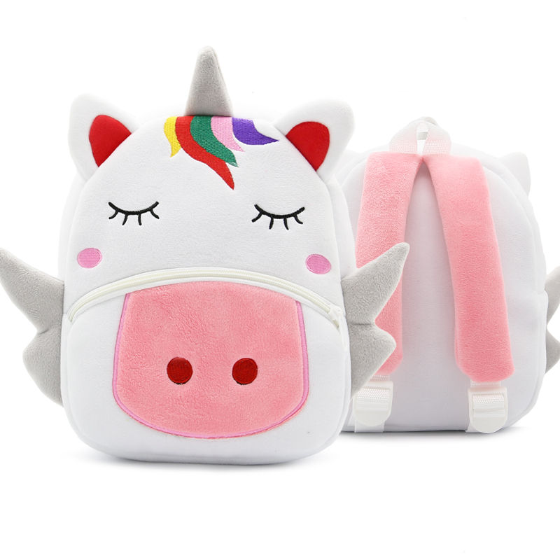Miniatura: Cute Cartoon Animal Plush Backpack Soft Children Kindergarten Schoolbag Toddler 