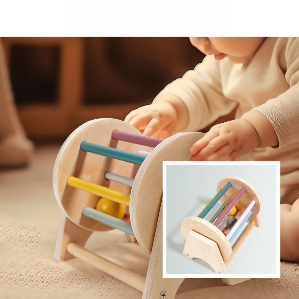 Miniatura: Baby Handheld Bell, Ringing Instrument, Early Childhood Education, Soothing Bed 