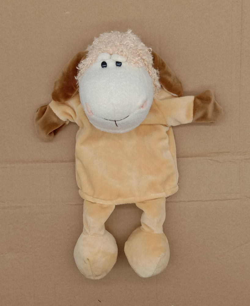 Miniatura: 35cm Cartoon Animal Hand Puppet Parent-child Game Doll Lion Elephant Pig Appease