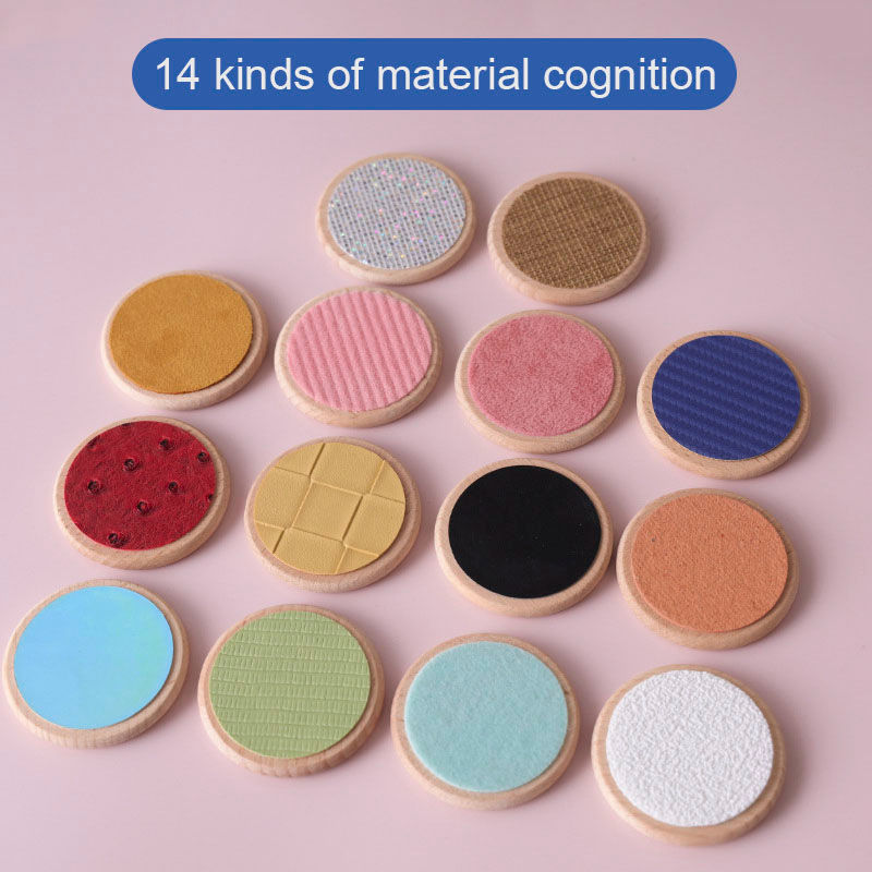 Miniatura: Children Montessori Sensory Toys Tactile Board Matching Game Tactile Classificat