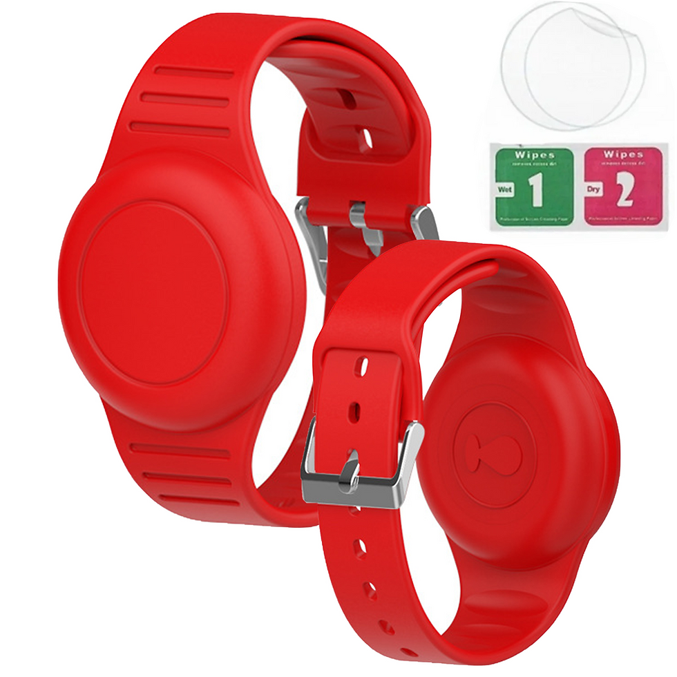 Miniatura: Waterproof Airtag Bracelet for Kids Soft Nylon Hidden Air Tag Wristband Full Cov