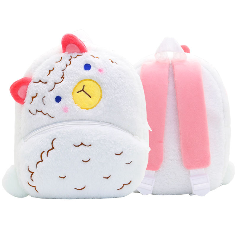 Miniatura: Cute Cartoon Animal Plush Backpack Soft Children Kindergarten Schoolbag Toddler 