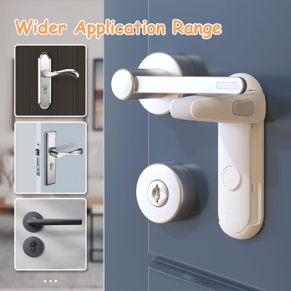 Thumbnail: Baby Proofing Door Handle Lock,Childproofing Door Knob Lock Easy to Install and 