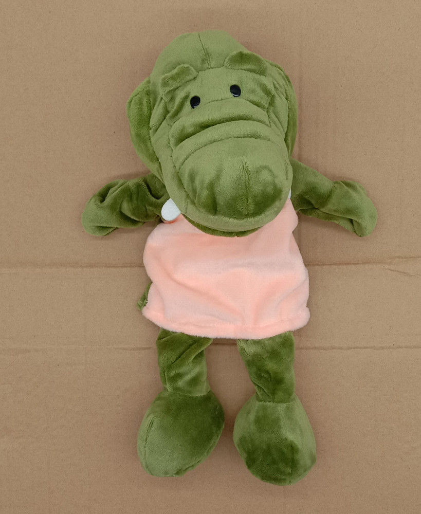 Thumbnail: 35cm Cartoon Animal Hand Puppet Parent-child Game Doll Lion Elephant Pig Appease
