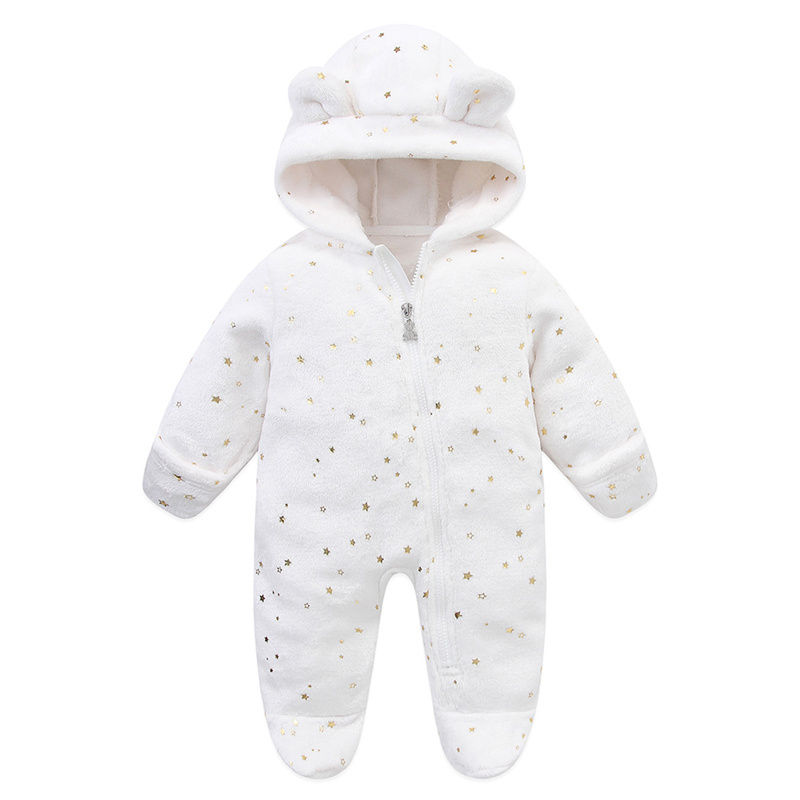 Miniatura: Soft Newborn Baby Clothes Flannel Autumn Winter Baby Boys Girls Jumpsuit Cartoon