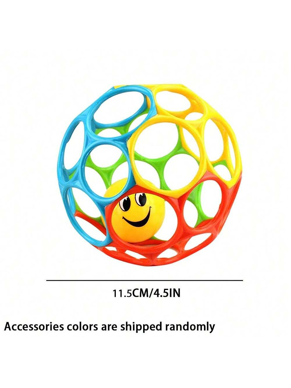Miniatura: Soft Baby Grasping Ball Rattles with Bell Ball Early Education Educational Senso