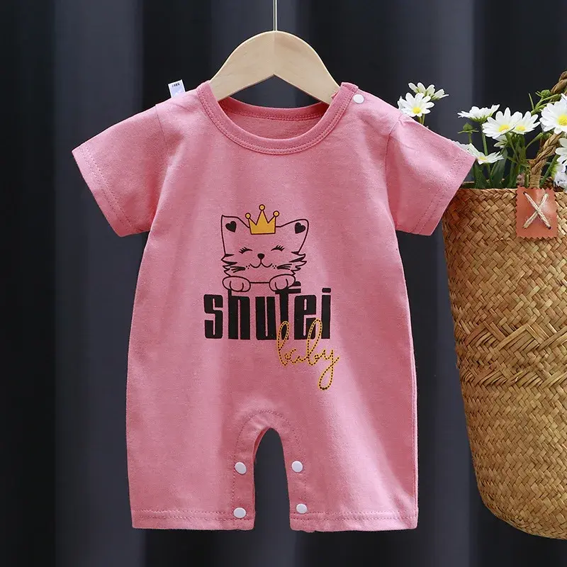 Miniatura: Newborn Baby Boy Clothes Bodysuit For Newborns Summer Romper Baby Girls Clothes 