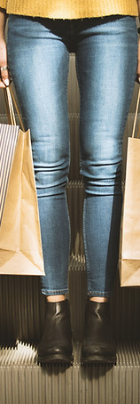 Girl Holding Shopping Bags