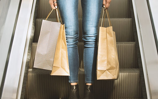 Girl Holding Shopping Bags  