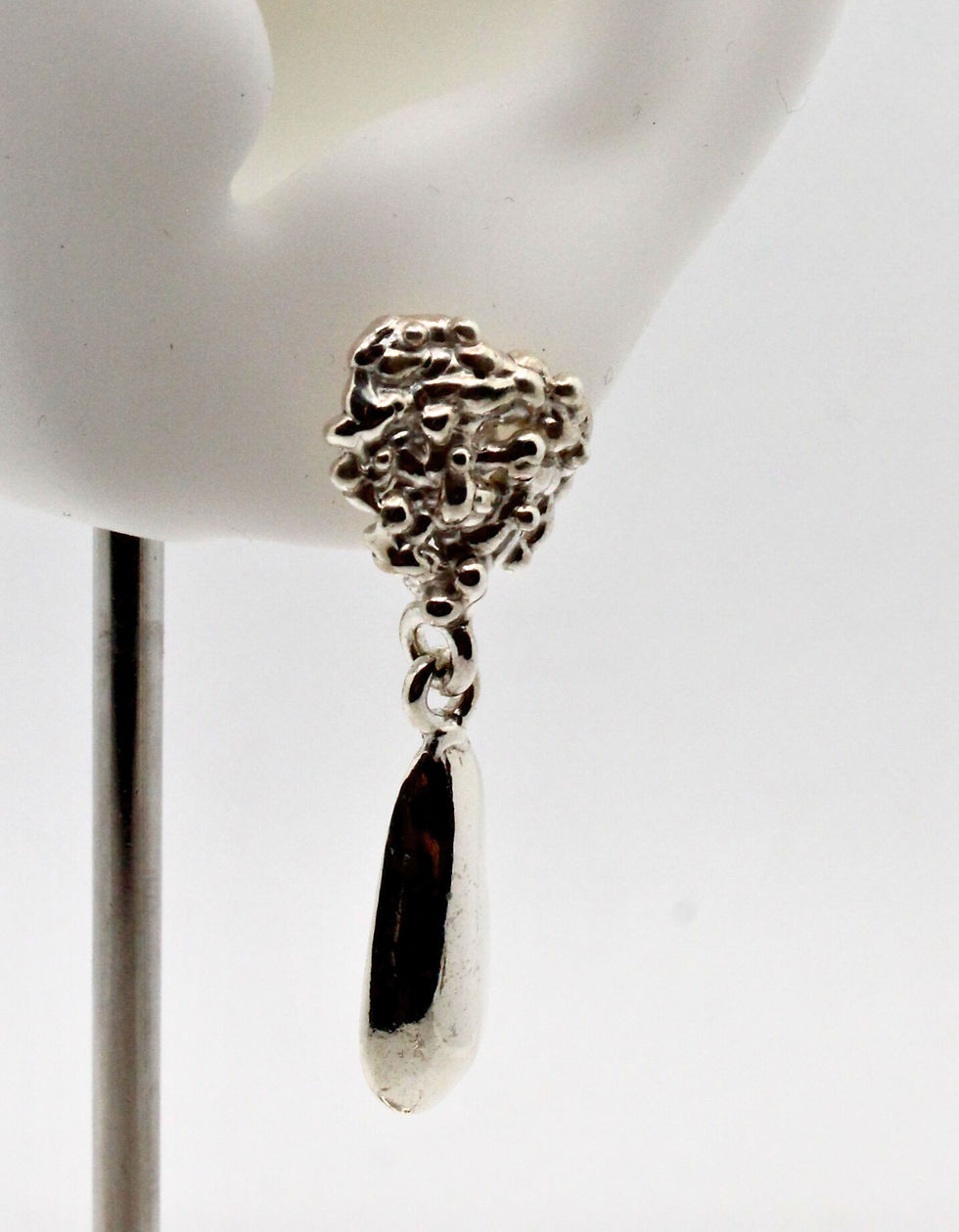 Orecchini da donna a lobo in argento