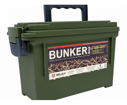 Maleta Caixa Bunker Box Bélica preta