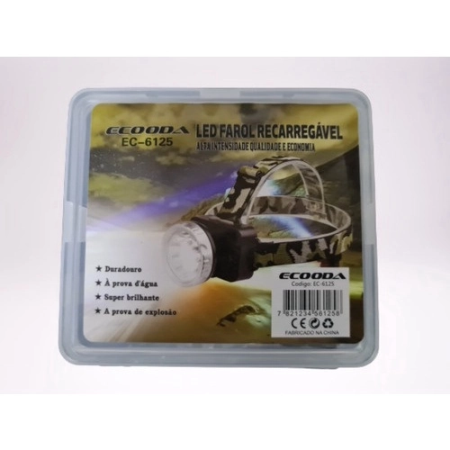 Miniatura: Lanterna de Cabeça EC 6125 Fita Camuflada