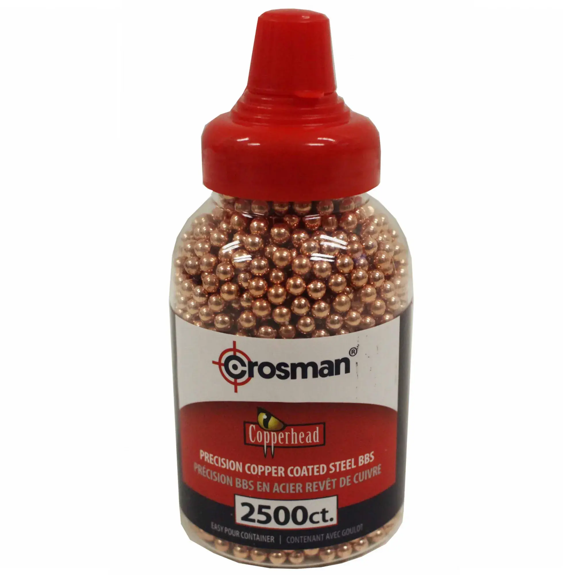 ESFERAS DE AÇO 4,5 MM CROSMANN COPPERHEAD C/ 2500 UNIDADES