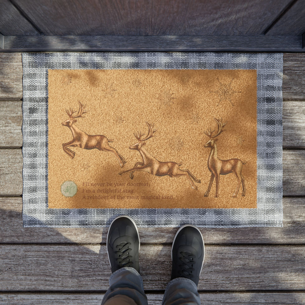 Reindeer Doormat