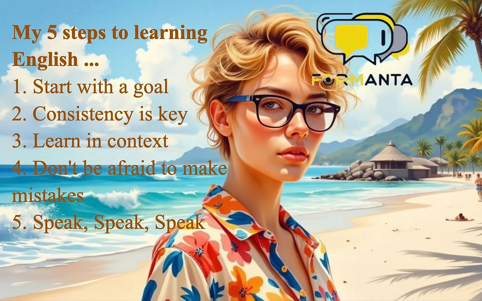 Une femme dynamique enseignant l’anglais avec passion en Martinique, dans un cadre vivant et interactif. Une approche moderne et engageante pour apprendre l’anglais autrement.