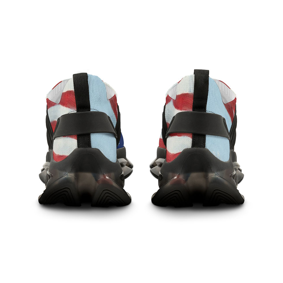 Thumbnail: US Flag Men's Mesh Sneakers