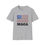 Thumbnail: MAGA Hat Flag Unisex T-Shirt (Transparent Background MAGA Hat Flag/MAGA words)