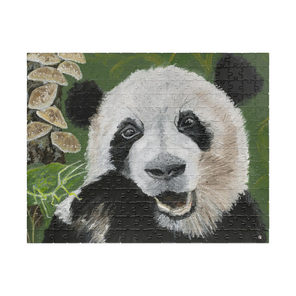Thumbnail: Puzzle: Panda Bear Animal Puzzle (110, 252, 520, 1014-piece)