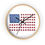 Thumbnail: MAGA Hat Flag Wall Clock
