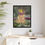 Thumbnail: Framed Passion Tree Chihuly Inspired Glass Sculpture Orig Oil Painting Print