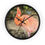 Thumbnail: Key West Flamingo Original Oil Painting Print On A Wall Clock