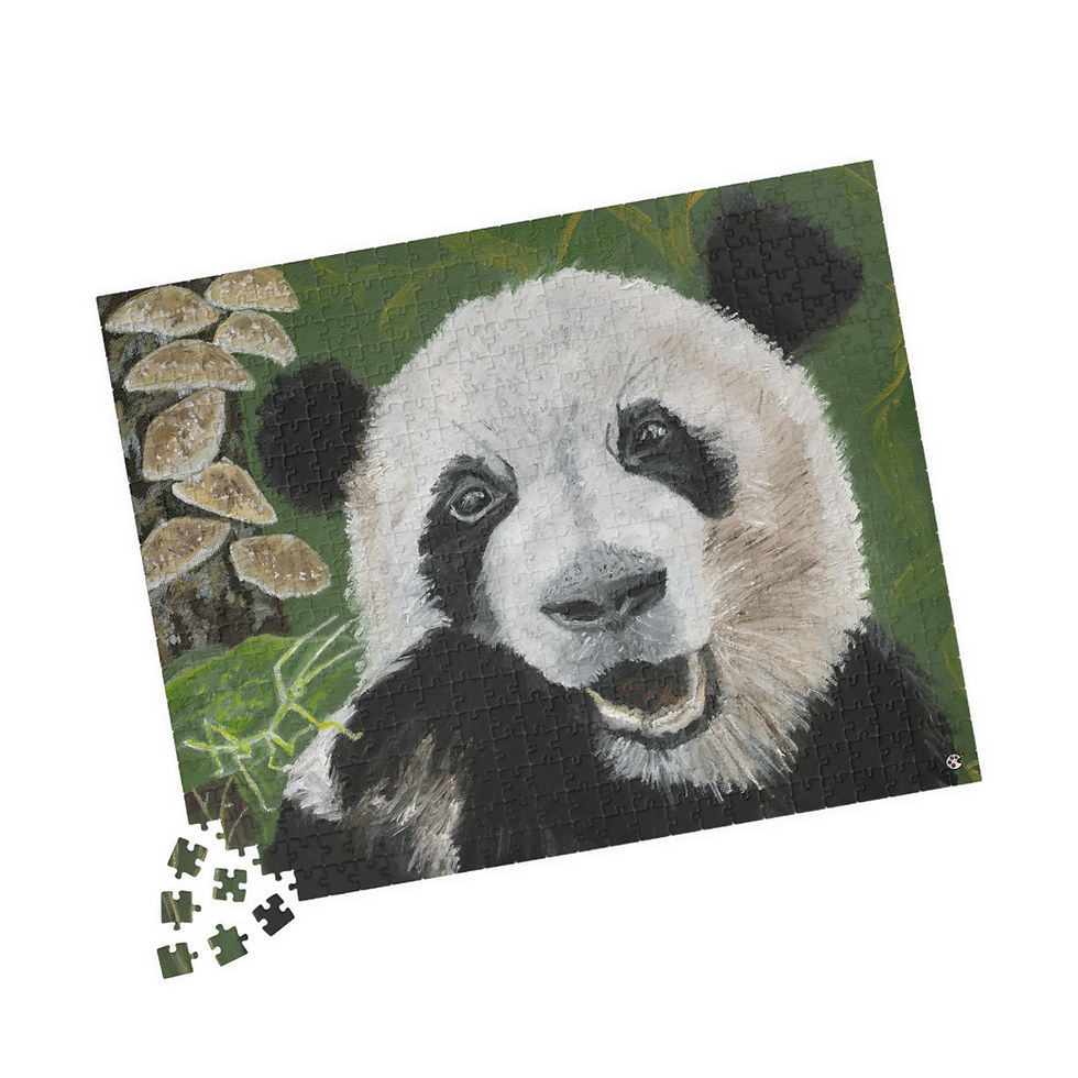 Thumbnail: Puzzle: Panda Bear Animal Puzzle (110, 252, 520, 1014-piece)