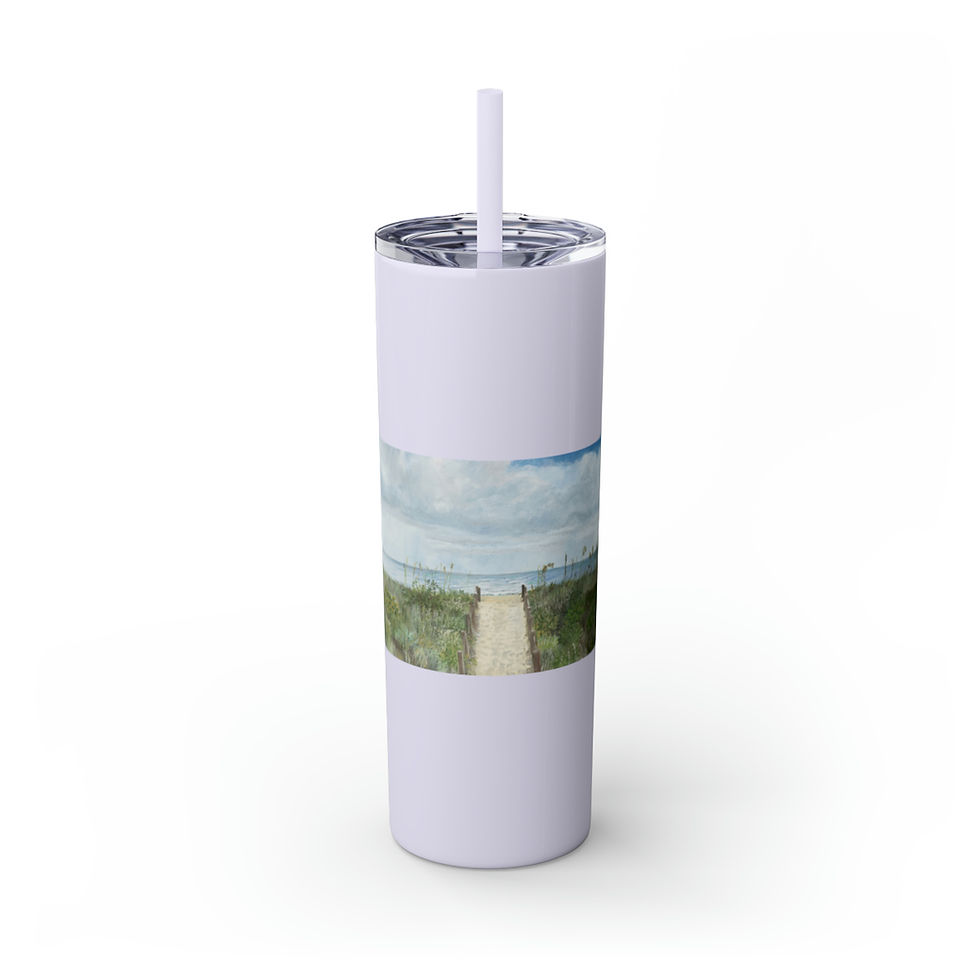 Thumbnail: Sanibel Beach Tumbler with Straw, 20oz
