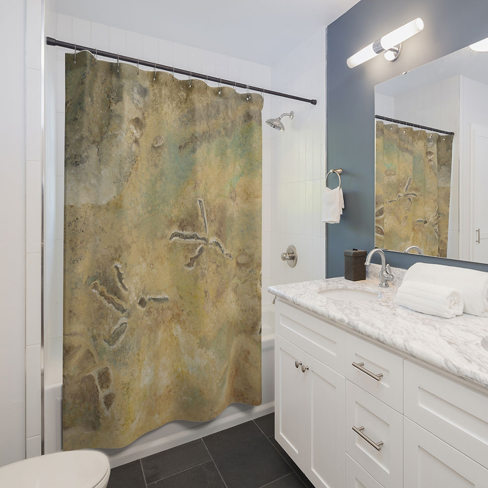 Thumbnail: Sand Tracks Shower Curtain