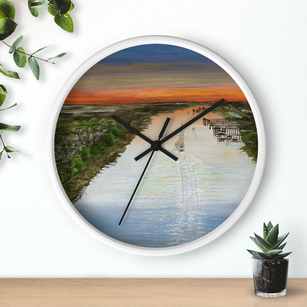 Thumbnail: Sunset Over The Intercoastal Wall Clock