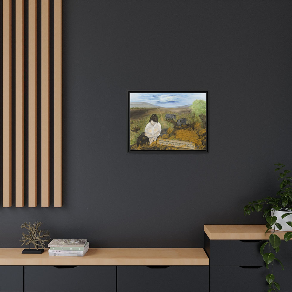 Thumbnail: Framed Lost Son Original Oil Painting