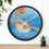 Thumbnail: Swimming Underwater Sea Turtle In Ocean Wall Clock