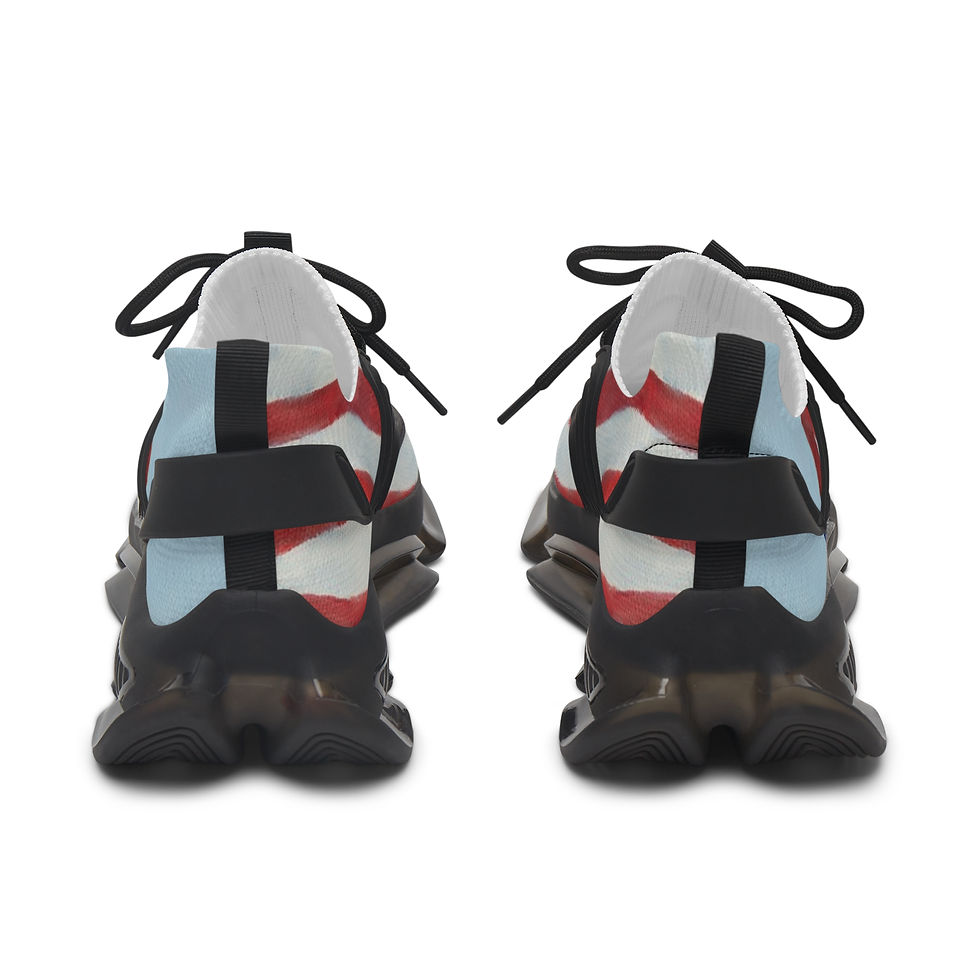 Thumbnail: US Flag Women's Mesh Sneakers