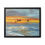 Thumbnail: Framed Pelicans Over The Ocean Sunset Original Oil Painting Print