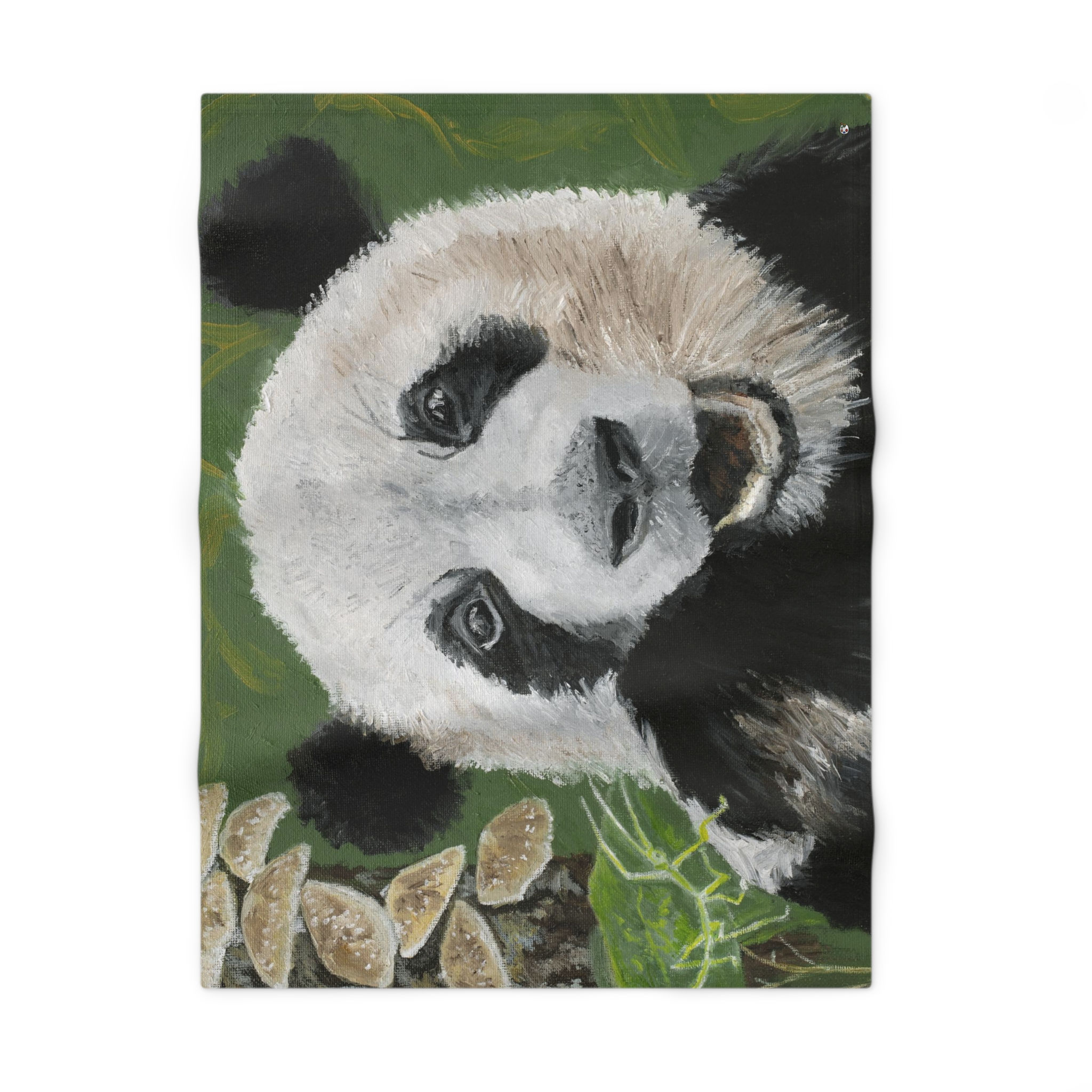 Panda Bear Animal Soft Fleece Baby Blanket