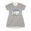 Thumbnail: Kindred Spirit Winter T-Shirt Dress (AOP)