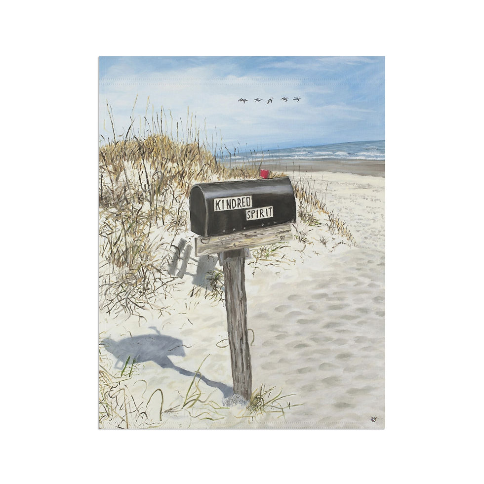 Thumbnail: Kindred Spirit Mailbox Sunset Beach Garden & House Banner