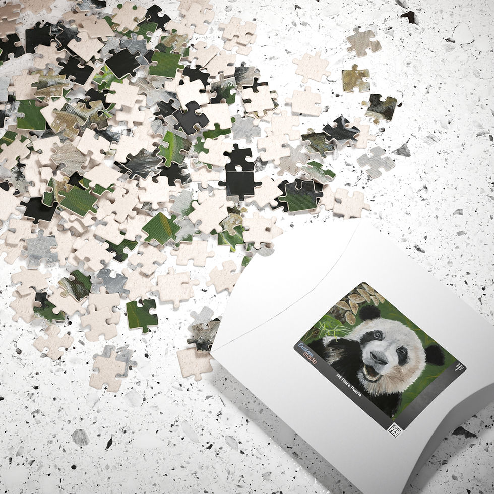 Thumbnail: Puzzle: Panda Bear Animal Puzzle (110, 252, 520, 1014-piece)